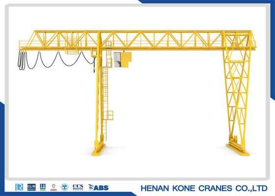 60 Ton Double Girder Gantry Crane With Mobile Trolley